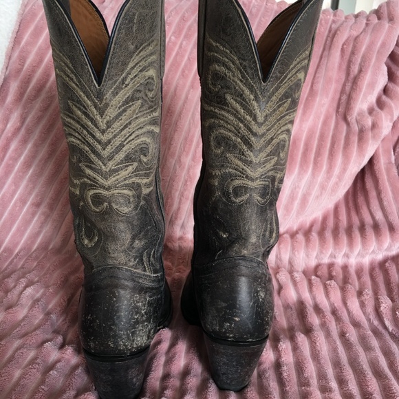 Lucchese distressed leather boots - Picture 6 of 12